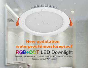 Vestavné voděodolné LED svítidlo Mi-Light RGB+CCT | 15W | 1200lm | IP54 |