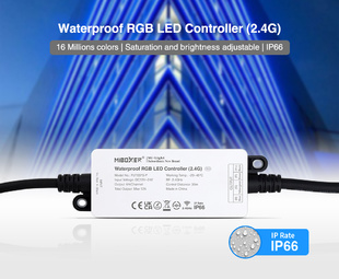 Voděodolná RF řídící jednotka Mi-Light ML037S-P pro RGB LED pásky | 12V-24V |12A| IP66 |