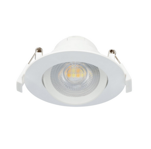 Výklopné LED bodové svítidlo 5W | bílá | kruhové | 5W | přepínatelné CCT |