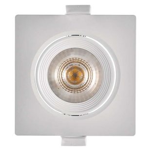 Výklopné LED bodové svítidlo 7W | bílé | čtverec | 7W |