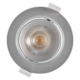 Výklopné LED bodové svítidlo 5W | stříbrná | kruhové | 5W |