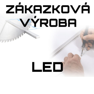 Služba - Výroba LED osvětlení z ALU profilů a LED pásků