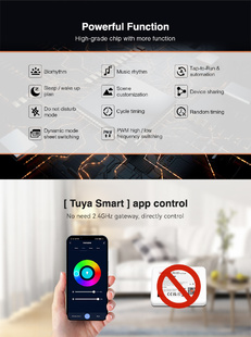 WiFi řídící jednotka 3v1 Mi-Light E3-WR pro RGB, RGBW, RGB+CCT pásky | 12V-24V |12A| TUYA | WIFI |