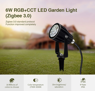 Zahradní LED svítídlo Mi-LiGHT | RGB+CCT | 6W | 550lm | 2,4GHz + ZigBee 3.0 | 230V |