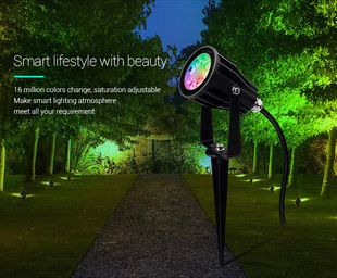 Zahradní LED svítídlo Mi-LiGHT | RGB+CCT | 6W | 550lm | 2,4GHz + ZigBee 3.0 | 230V |