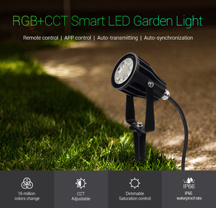 Zahradní LED svítídlo Mi-LiGHT | RGB+CCT | 6W | 550lm | 2,4GHz + WiFI | 230V |