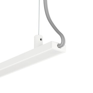 Záslepka KLUS MICRO-PLUS bílá s otvorem