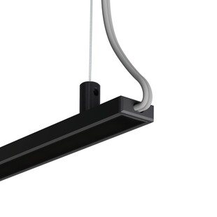 Záslepka KLUS MICRO-PLUS černá s otvorem