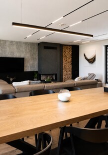 Závěsné liniové LED svítidlo DARA-LINE | černé | 120cm | IP20 | 38W | 230V | přepínatelné CCT