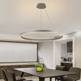 Závěsné stmívatelné LED svítidlo MOON | 100W | Ø80cm | CCT 3000-6500K | 6500lm | stříbrné |