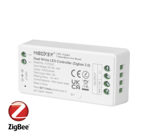 ZigBee řídící jednotka Mi-Light 035Z pro CCT LED pásky | ZigBee 3.0 | VOICE | TUYA | HUE | IKEA | 