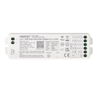 ZigBee řídící jednotka 5v1 Mi-Light ZL5 pro LED pásky | 2,4GHz+ZigBee 3.0 | TUYA | HUE | IKEA |