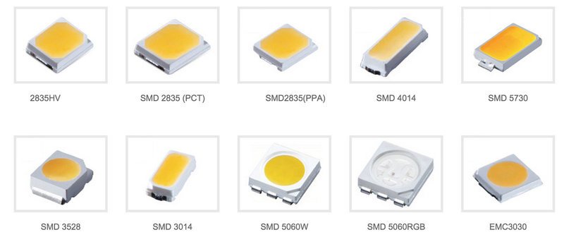 Typy LED diod a rozdíly mezi nimi