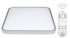 Stropní LED svítidlo ExclusiveS Silver s dálkovým ovladačem | 50W | 43cm | CCT 2700-6500K | 3600lm