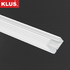 LED profil rohový - 45-ALU BÍLÝ