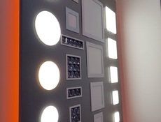 LED panel PROFI vestavný | 8W | 100x100mm | čtverec | IP65 |